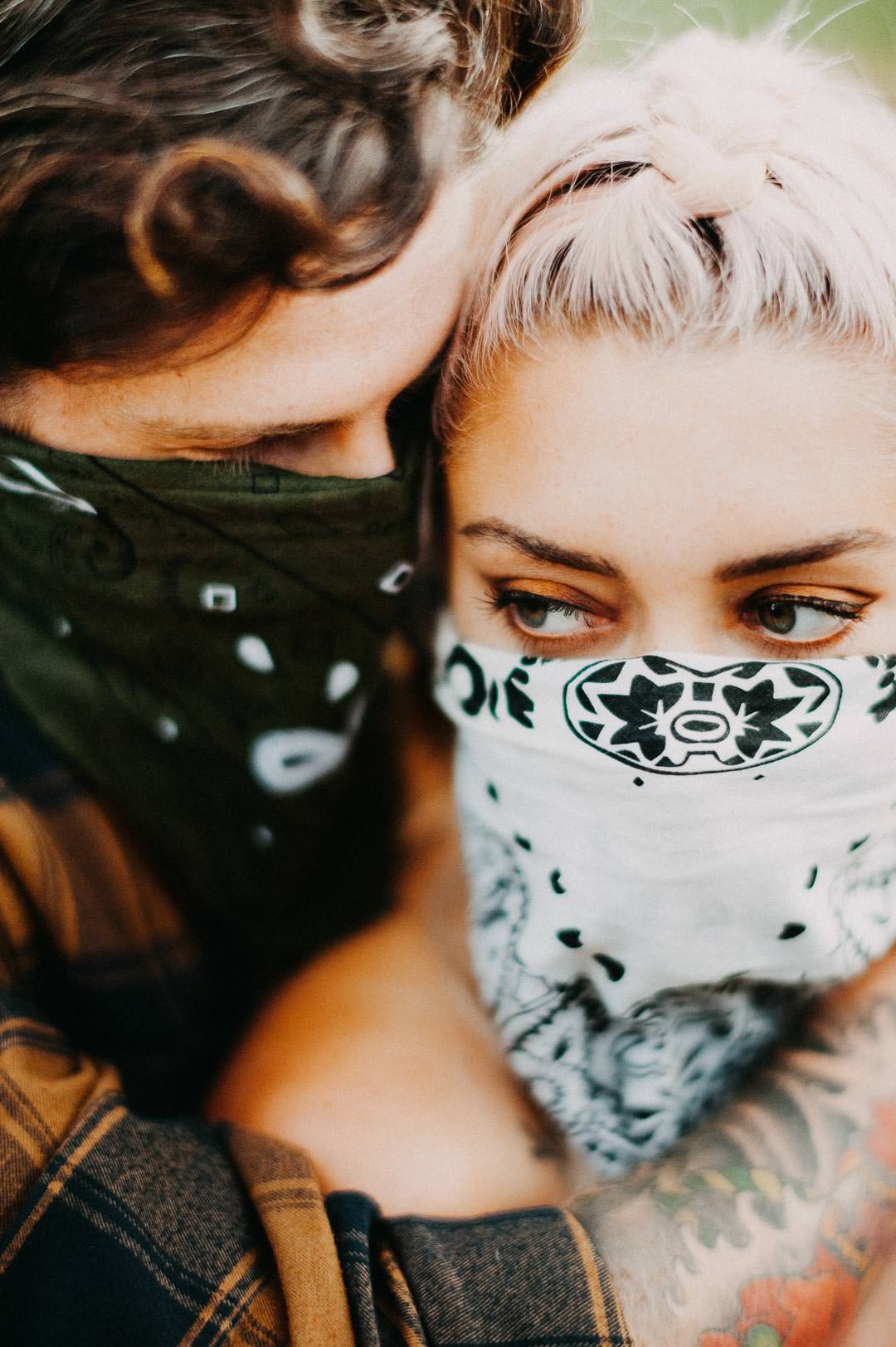 Motorcycle Themed Couple Photos