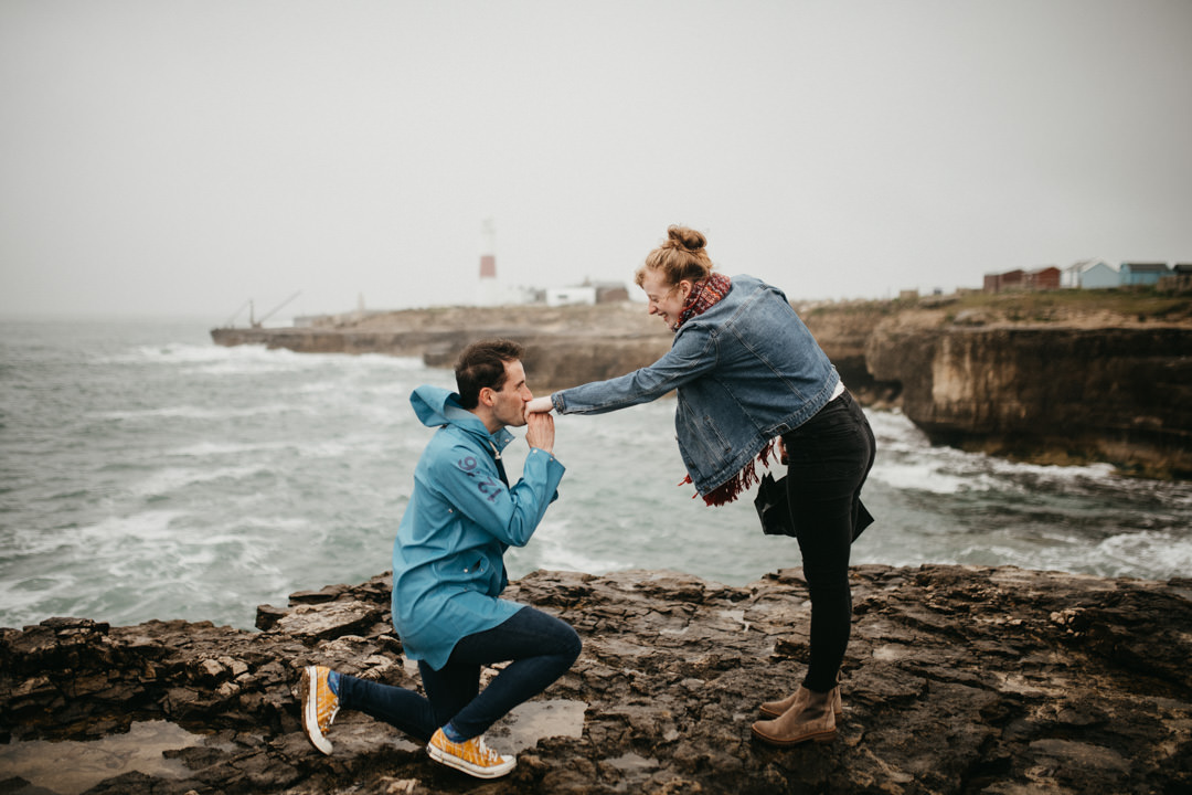 Coastal Wedding Proposal Portland