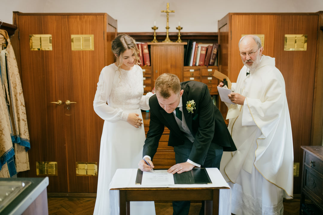 signing of the register