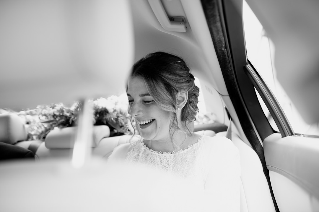 wedding car bride
